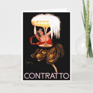 Card: Contratto by Leonetto Cappiello Holiday Card