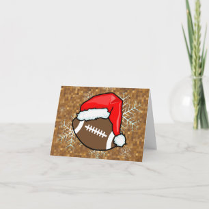 Card - Decorative Santa Football
