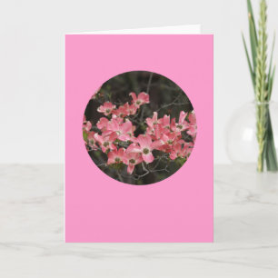 Card, "Dogwood Blossoms in Circle" # 5 Card