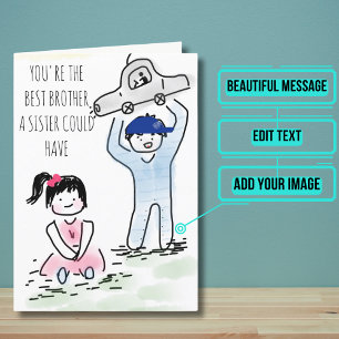 Card for a Brother from a Sister