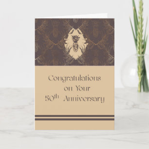 Card for Anniversary of 50 Years in Business