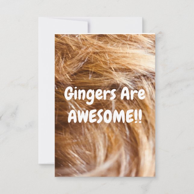 Card for Gingers (Front)