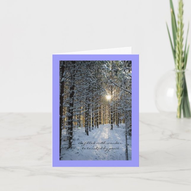 Card - ForestInWinter (Front)