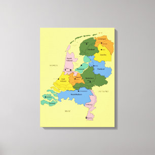 Card from the Netherlands Canvas Print