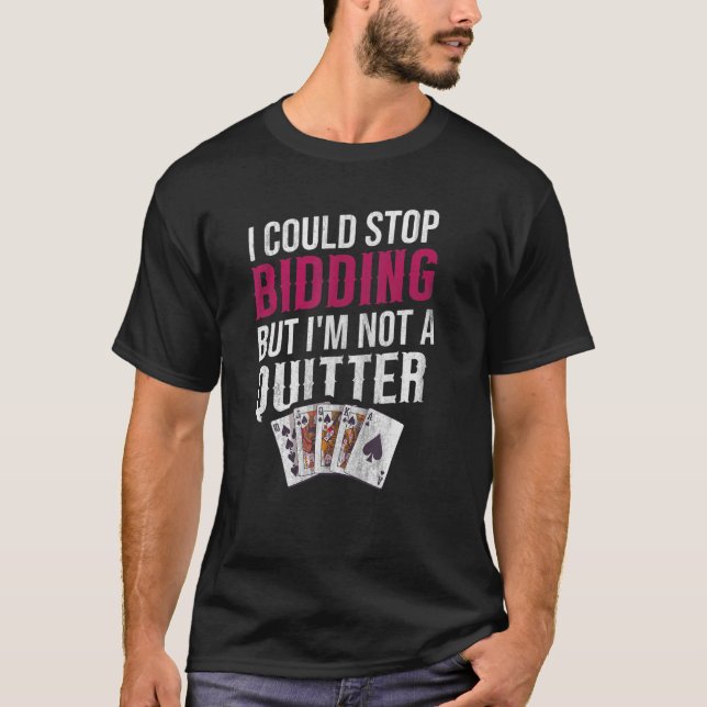 Card Game Bridge For A Bridge Player T-Shirt (Front)