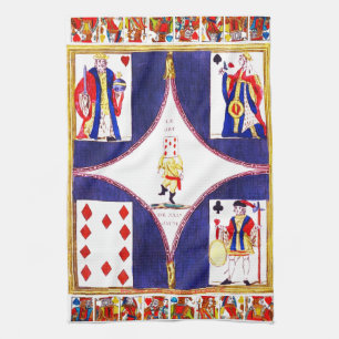 "Card Game" Kitchen Towel