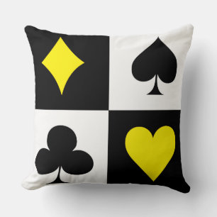 Card Game Throw Pillow