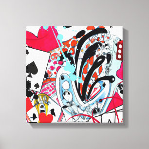 Card Games Collection Canvas Print