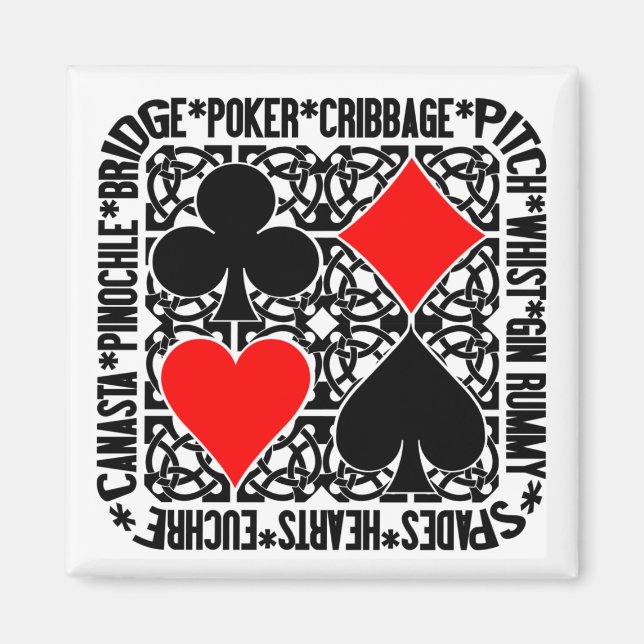 Card Games magnet (Front)