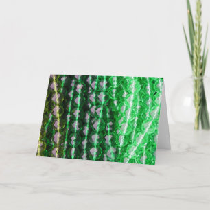 Card, "Green Beads" Card