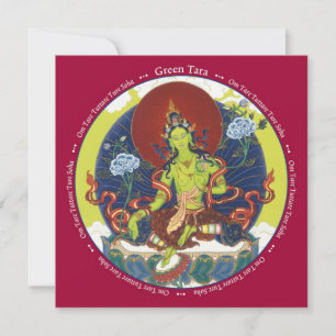 CARD Green Tara - with envelope
