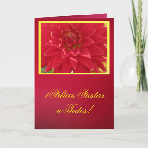 Card - Happy Holidays to All! - The Red Dalia