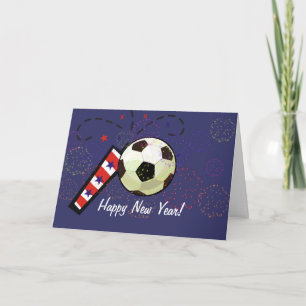 Card - Happy New Year Soccer