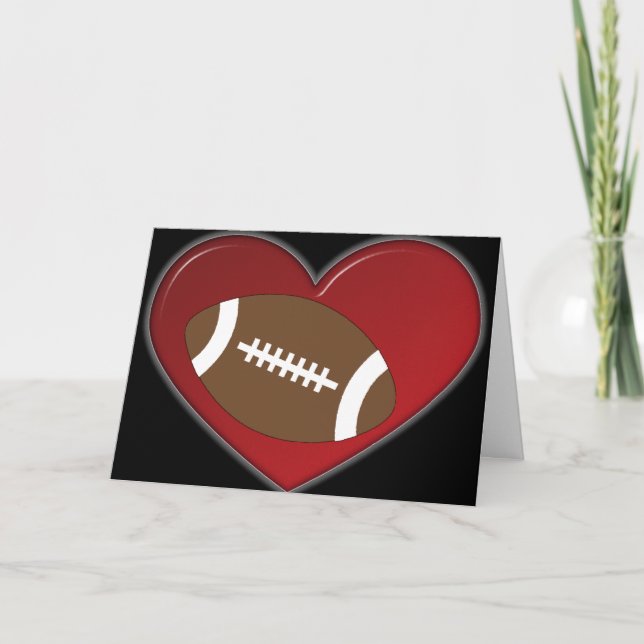 Card - Heart Football (Front)