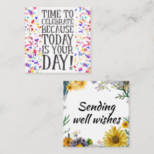 Card Inserts Birthday/Sending Well Wishes