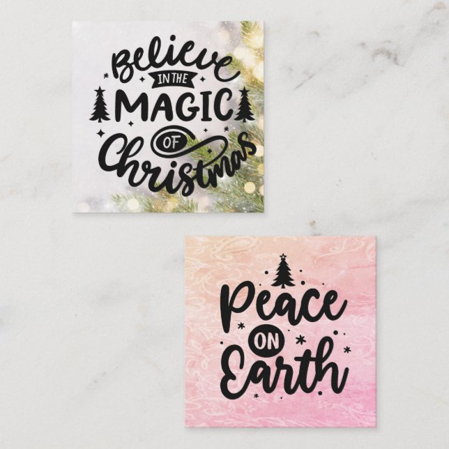 Card Inserts for Handmade Cards  Christmas (Front/Back)