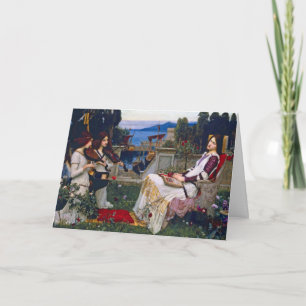Card: John Waterhouse - Saint Cecilia Holiday Card
