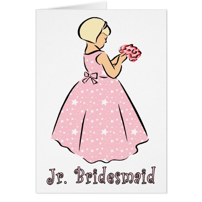 Card: Jr Bridesmaid (Front)