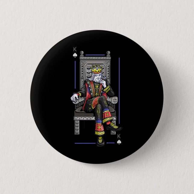 Card King 2 Inch Round Button (Front)