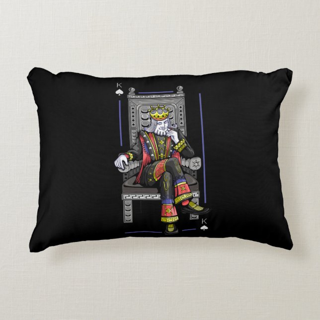 Card King Accent Pillow (Front)