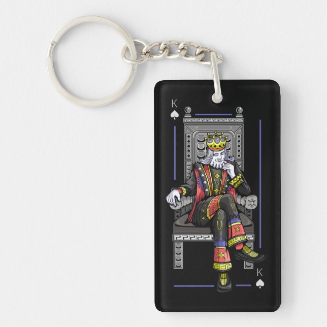 Card King Keychain (Front)