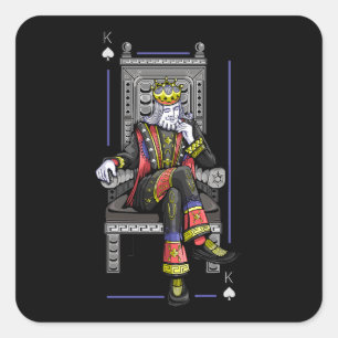 Card King Square Sticker