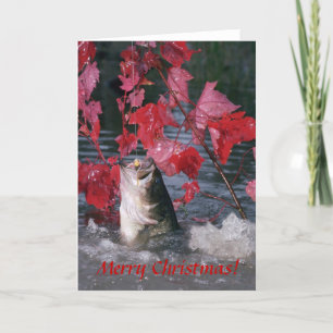 Card / Largemouth Bass Merry Christmas!