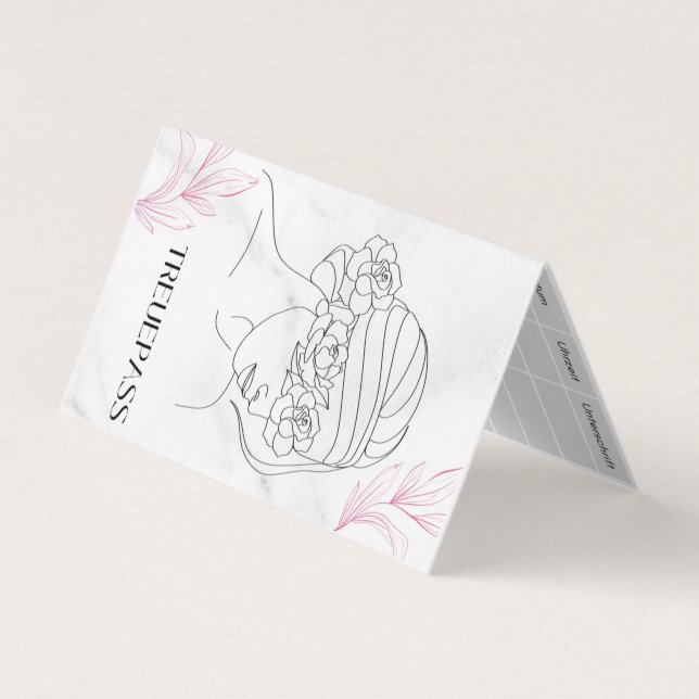 card, loyalty card, beauty bonus cards (Front)