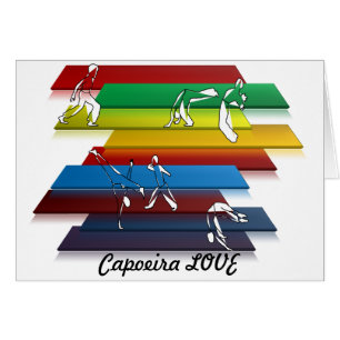card martial arts capoeira love axe