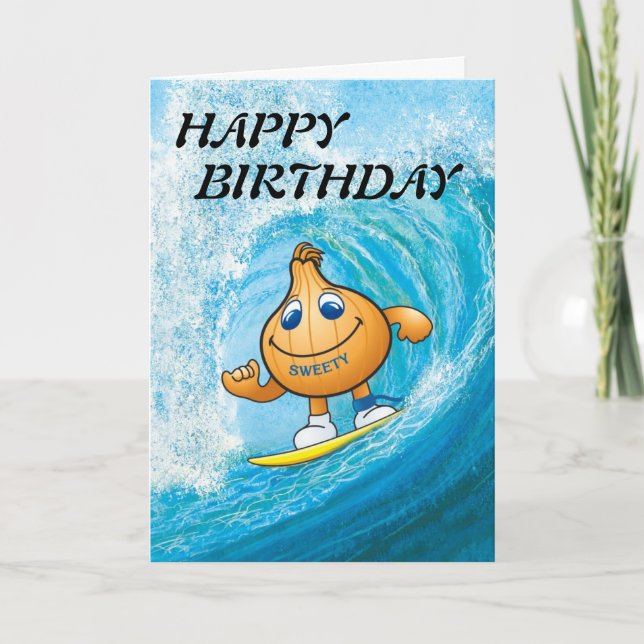 card of sweety surfing (Front)