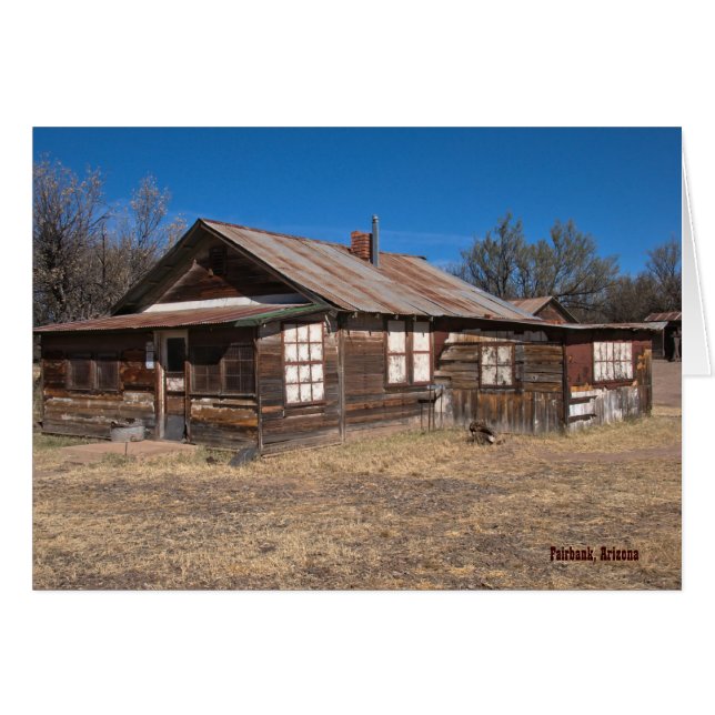 Card: Old Wood House (Front Horizontal)