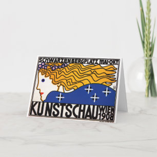 Card or Invitiation: Kunstschau Wien (Art Show)