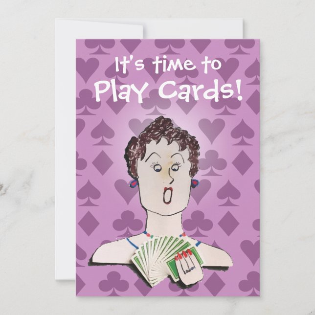 Card Party Invitation (Front)