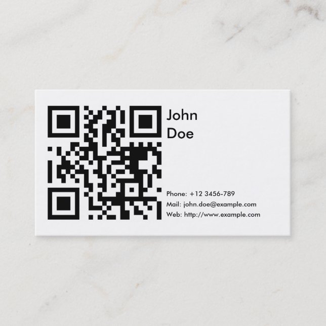 Card (phone, email, web) (Front)