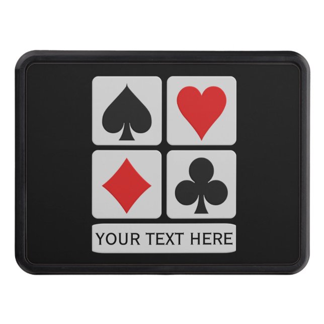 Card Player custom hitch cover (Front)