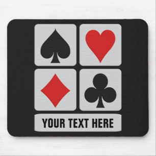 Card Player custom mousepad