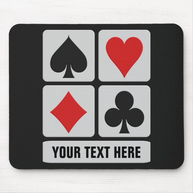 Card Player custom mousepad (Front)