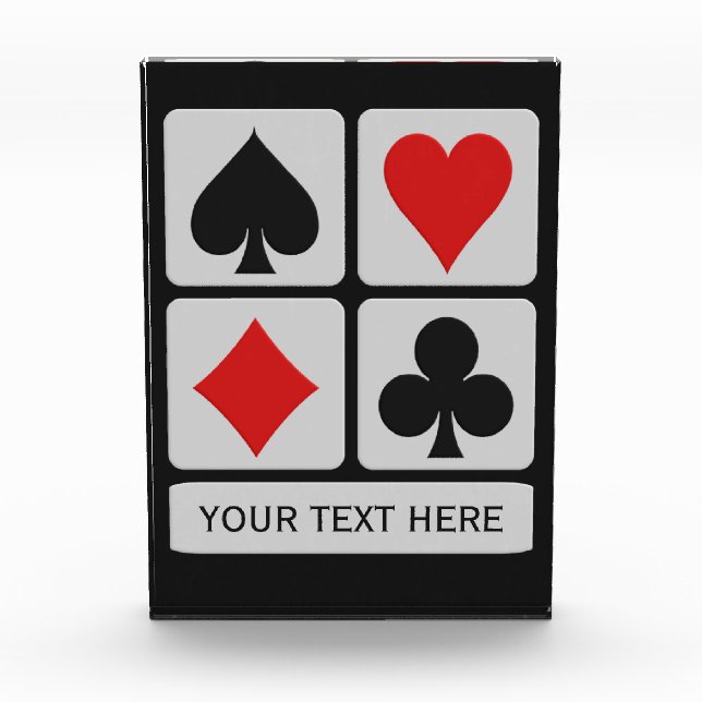Card Player custom photo block (Front)