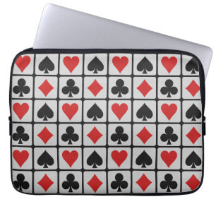 Card Player laptop sleeves