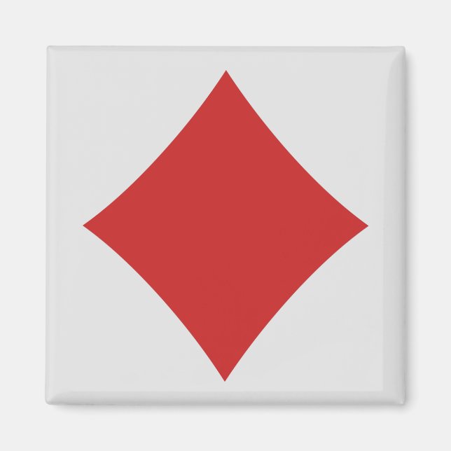 Card Player magnets - Diamond (Front)
