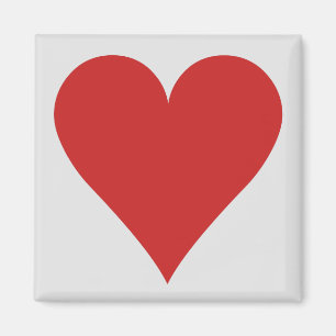 Card Player magnets - Heart