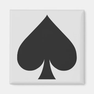 Card Player magnets - Spade
