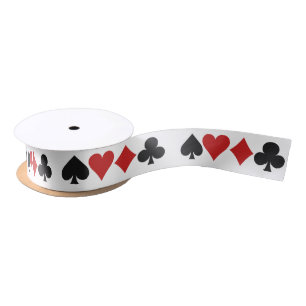 Card Player ribbon Satin Ribbon
