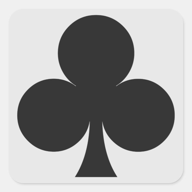 Card Player stickers - Club (Front)