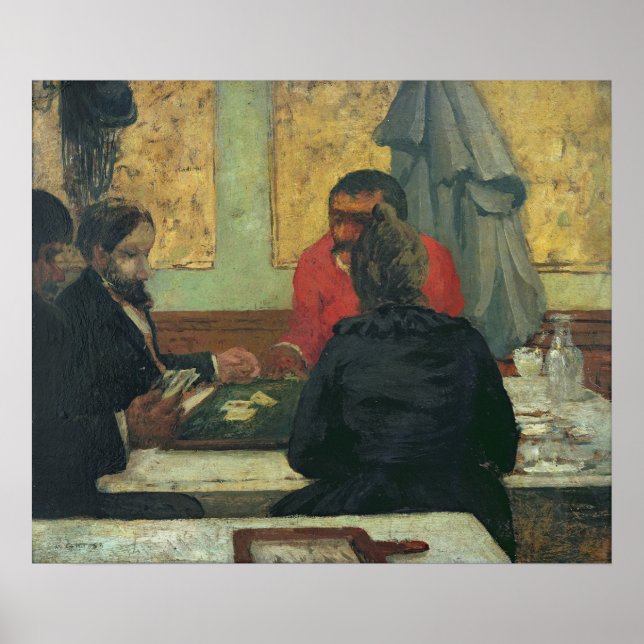 Card Players, 1883 Poster (Front)