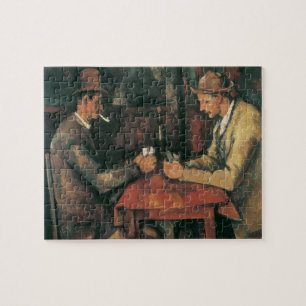 Card Players by Paul Cezanne, Vintage Fine Art Jigsaw Puzzle