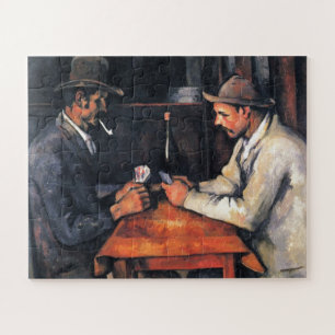 Card Players Paul Cezanne Painting Art Jigsaw Puzzle