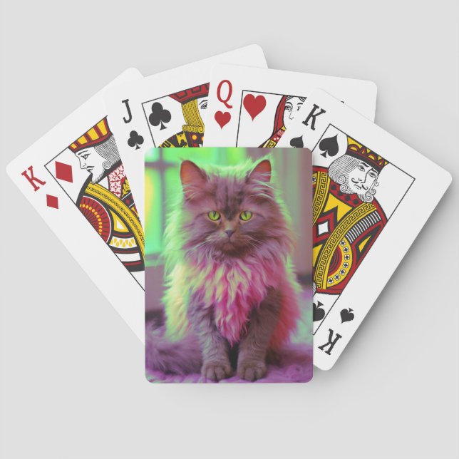 Card Poker for Cat Lovers (Back)