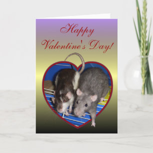 Card: Ratty Love Valentine Holiday Card