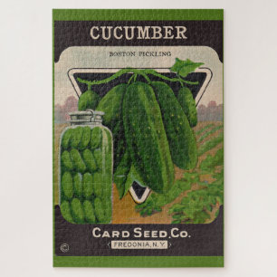 Card Seed Company envelope cover - Cucumbers Jigsaw Puzzle
